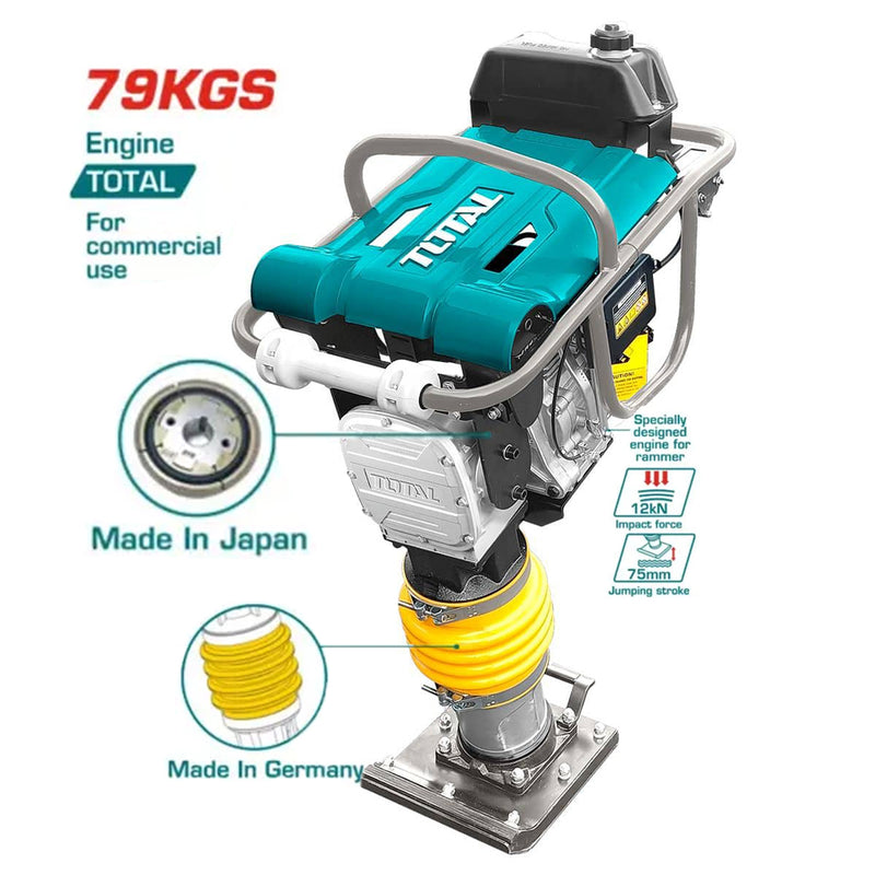TPS890 - GASOLINE TAMPING RAMMER 79KGS HONDA ENGINE 4.0 HP.