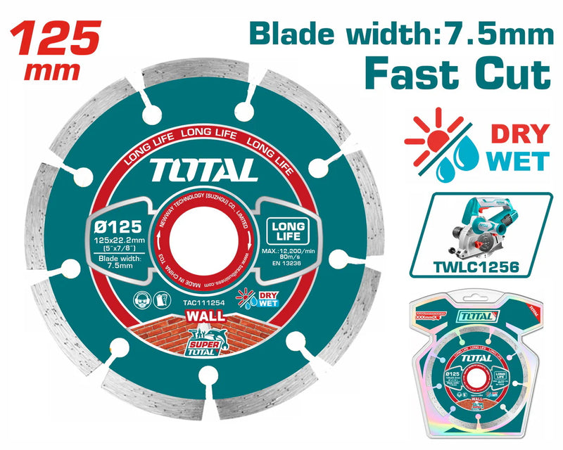 TAC111254 Diamond Disc 125mm.