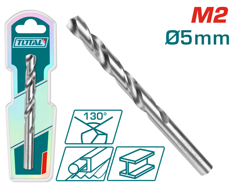 TAC1200501 - M2 HSS DRILL BIT 5.0mm