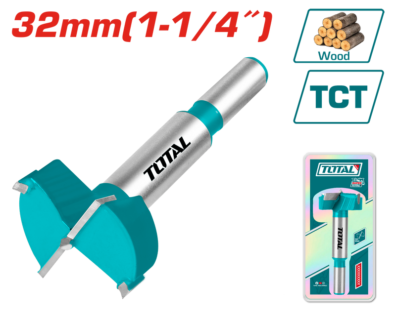 TAC180321 - FORSTNER DRILL BITS 32mm (1-1/4")