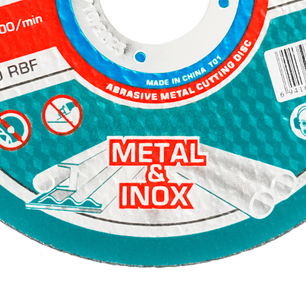 TAC2101151 - ABRASIVE METAL CUTTING DISC 115 (4-1/2")x1.0mm