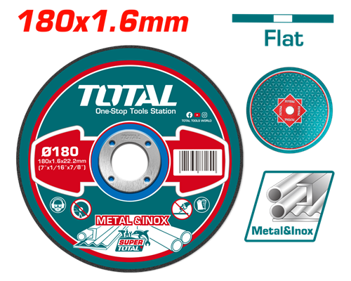 TAC2161801 - Abrasive Metal Cutting Disc 180x1.6mm PCS