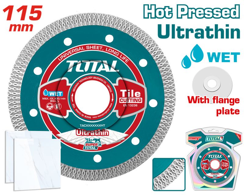 TAC2181151HT - Ultrathin Diamond Disc（Mesh Rim）115mm PCS