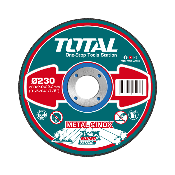 TAC2202301 - ABRASIVE METAL CUTTING DISC 230 (9")x2.0mm