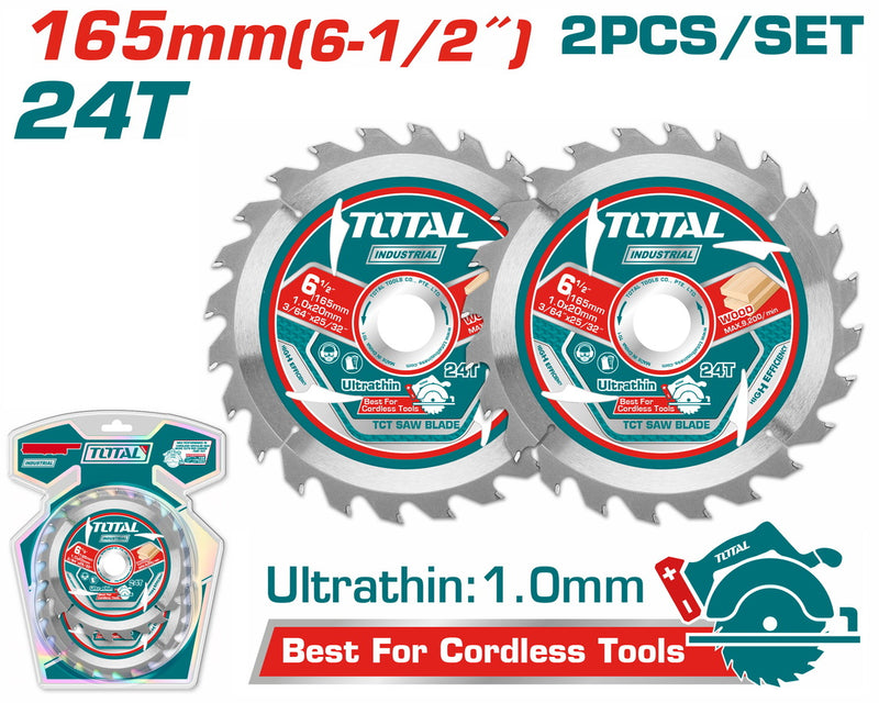 TAC2331653 - Ultra-thin TCT saw blade set.