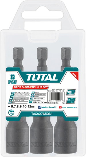 TAC2765061 - 6 Pcs Impact Magnetic Nut Set 6PCS / SET