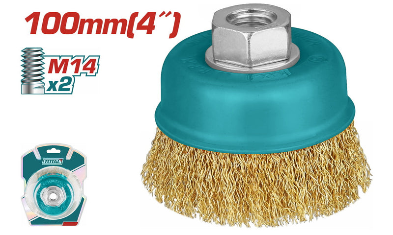TAC31041 - WIRE CUP BRUSH 100mm (4").