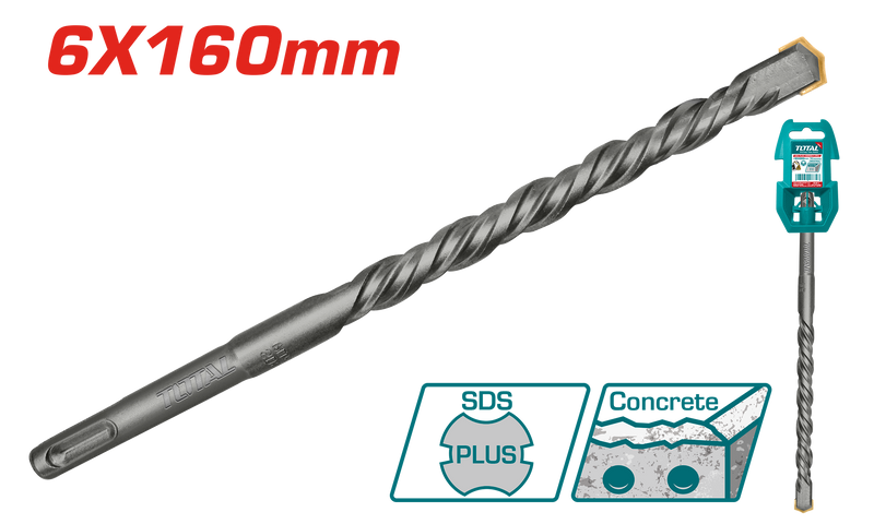 TAC310602 - SDS PLUS HAMMER DRILL 6x160mm