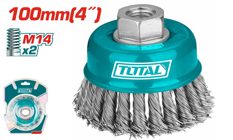 TAC32041 - WIRE CUP BRUSH 100mm (4").