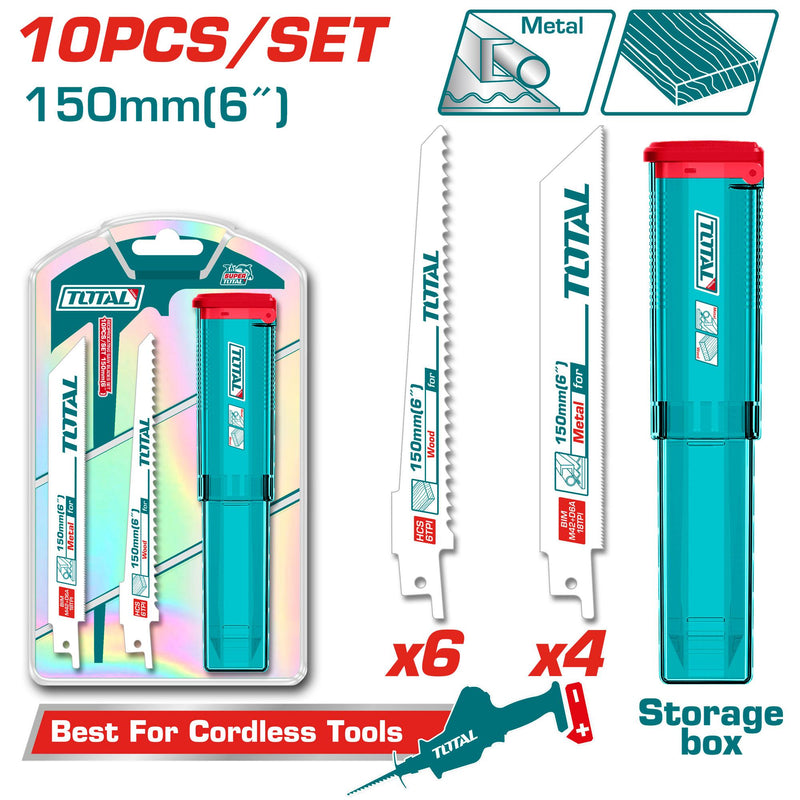 TAC521002 - Reciprocating Saw Blades Set.
