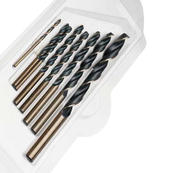 TACSD0801 - 8 Pcs HSS Twist Drill Bits Set