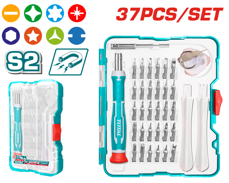TACSD30376 - 37 PCS PRECISION SCREWDRIVER SET