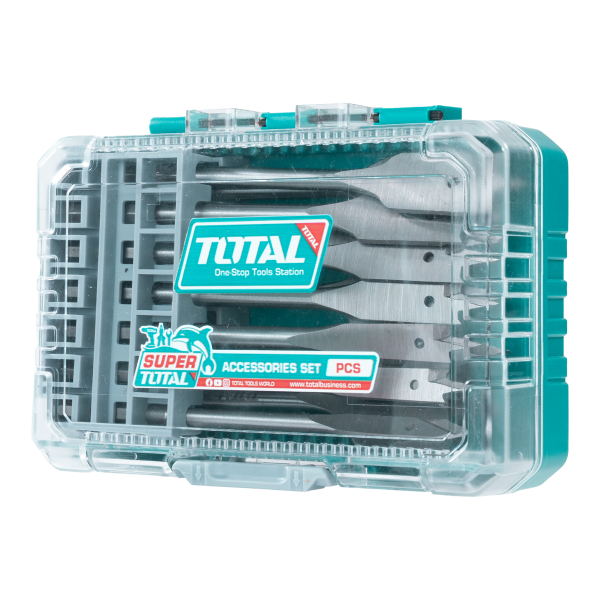 TACSDL1206 - 12 Pcs Flat Wood Drill Bits Set 12 PCS / SET