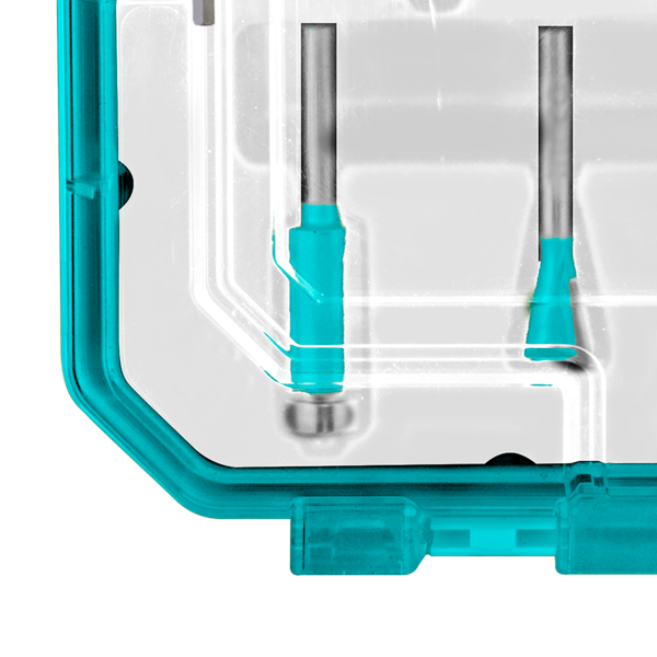 TACSR12412 - 24 PCS ROUTER BITS SET 12mm