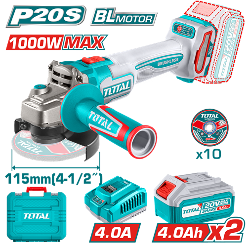 TAGLI271532 - Cordless Angle Grinder 1000W PCS