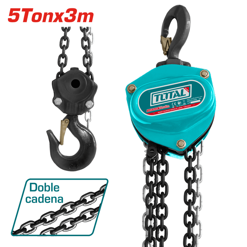 TCBK0205 - CHAIN BLOCK 5Ton x 3m.