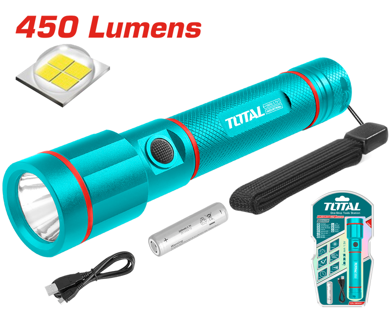 TCFL1865051 - FLASHLIGHT 450 LUMENS