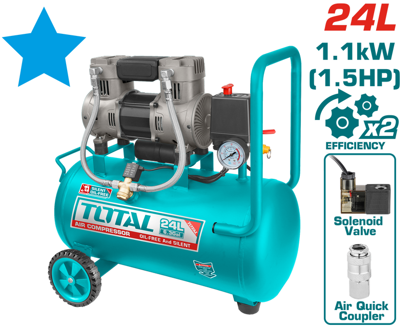 TCS1110242 - Air Compressor 25L 1.5HP PCS