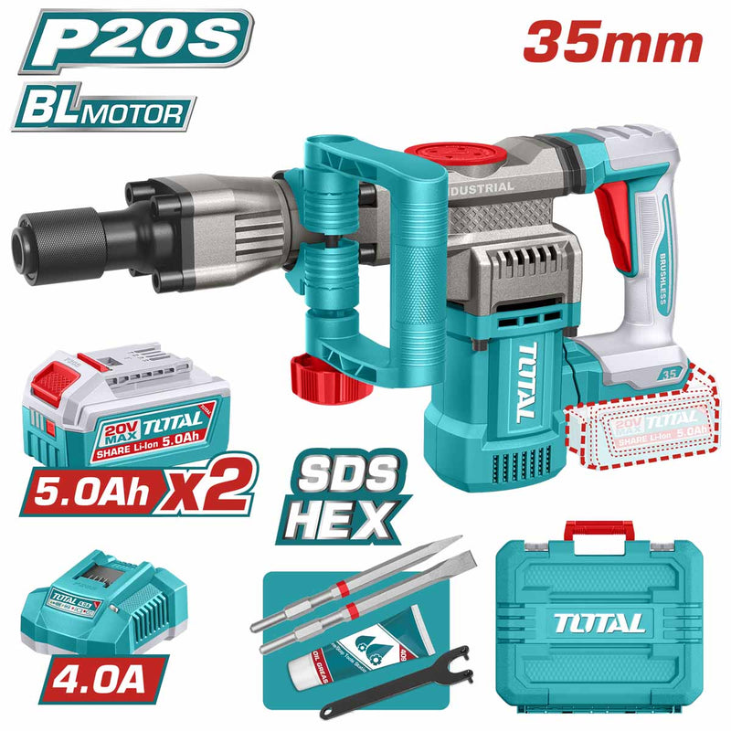 TDBLI203582 - Cordless demolition breaker 35mm.