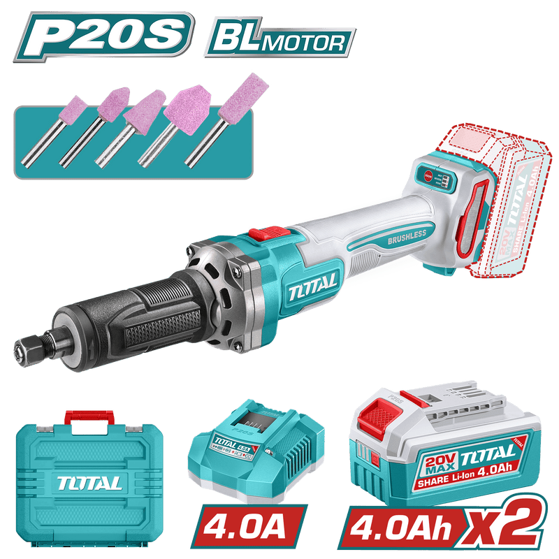 TDGLI20012 - Cordless die grinder.
