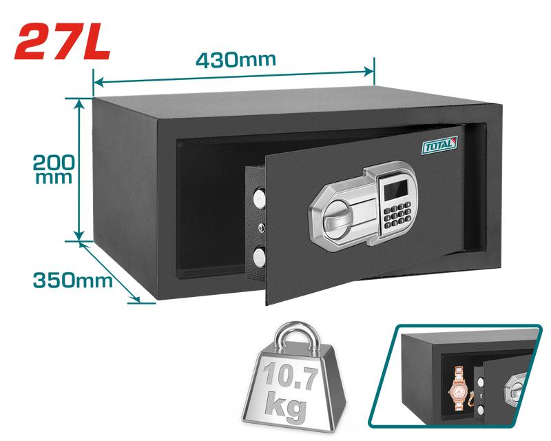 TESF3501 - ELECTRONIC SAFE 27L