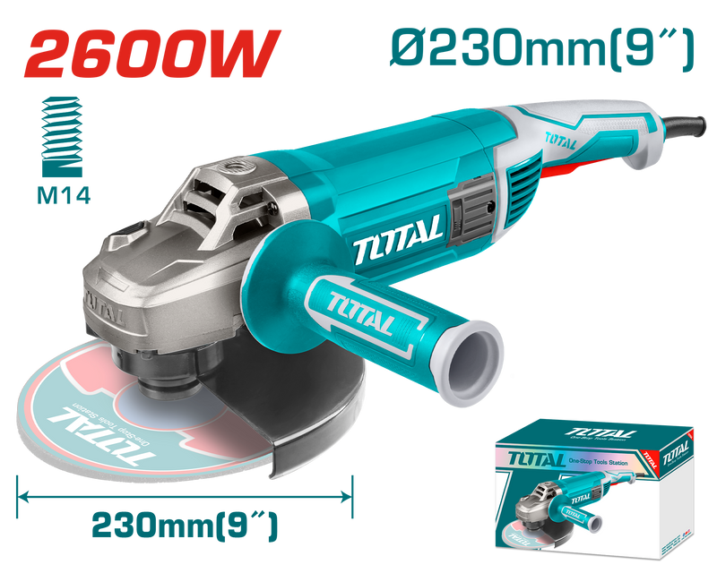 TG1262306 - Angle Grinder 2600W 9" PCS