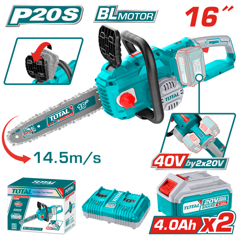 TGSLI401682 - Cordless Chain Saw 16" PCS