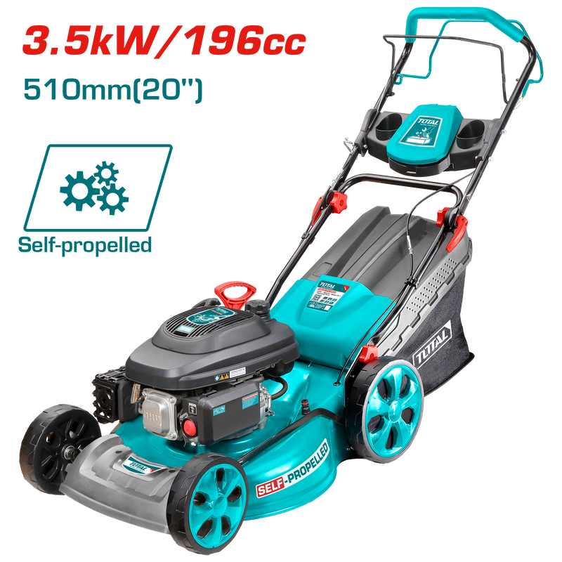 TGT196202 - GASOLINE LAWN MOWER 3.5kW/196cc 20"