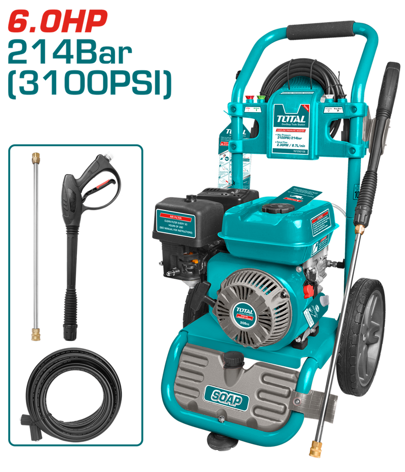 TGT250105 - Gasoline Pressure Washer 6.0HP PCS