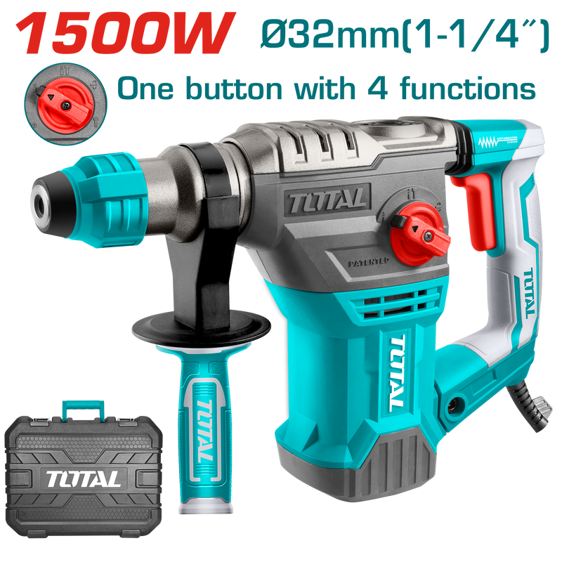 TH1153236 - ROTARY HAMMER 1500W 32mm 1-1/4" 4 FUNCTIONS