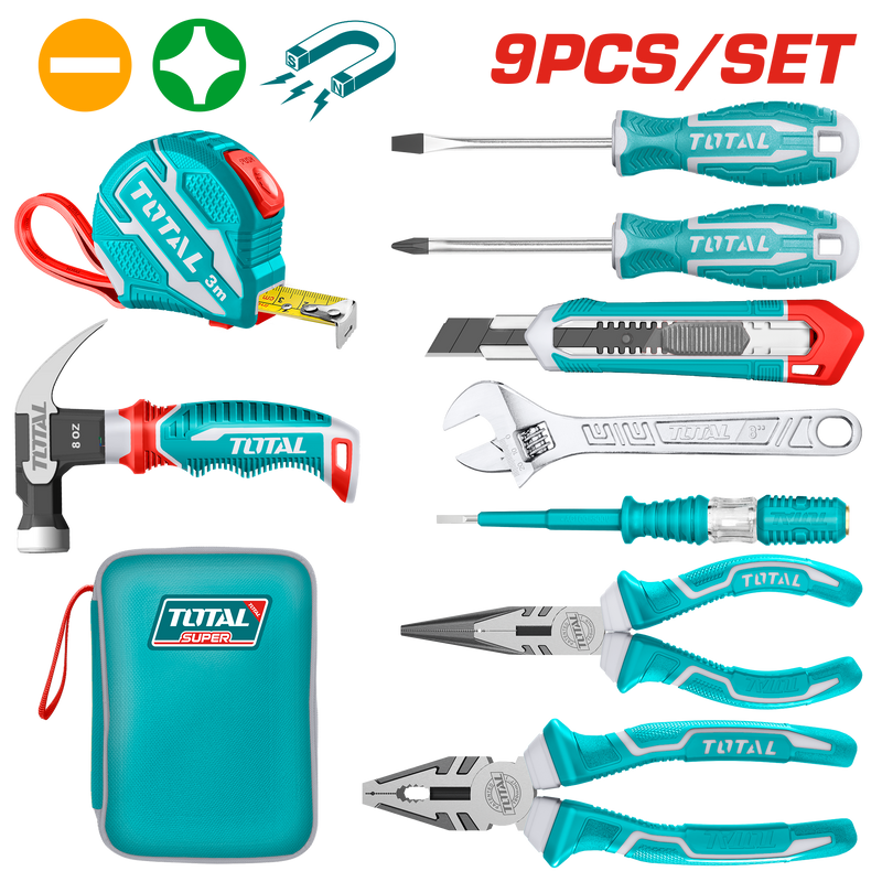 THKTHP90097 - 9 PCS HAND TOOLS SET