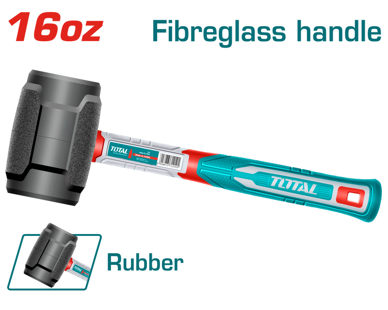 THRUH6816 - Rubber Hammer 16oz PCS