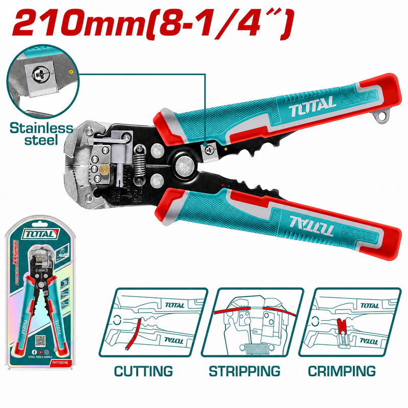 THT15246 - AUTOMATIC WIRE STRIPPER 210mm(8-1/4").