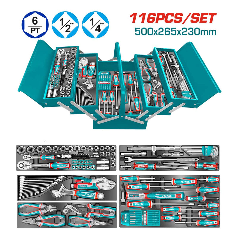 THTCS351167 - 116 PCS TOOLS CHEST SET.