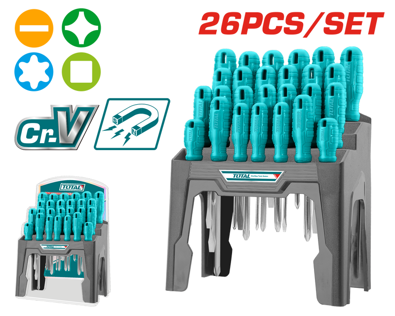 THTDC252601 - 26 PCS SCREWDRIVER SET