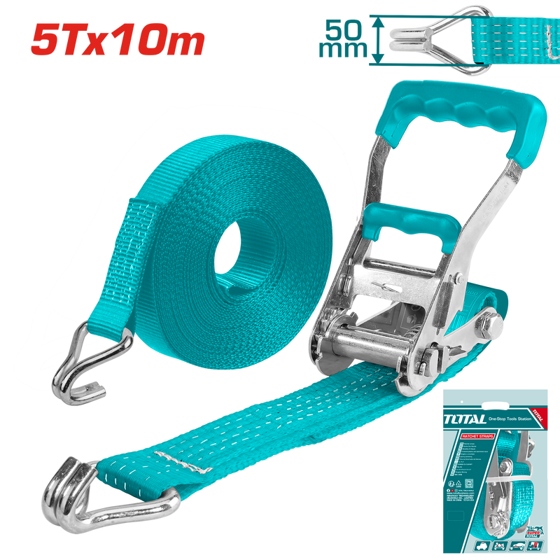 THTRS5101 - RATCHET STRAPS 5Tx10m 50mm