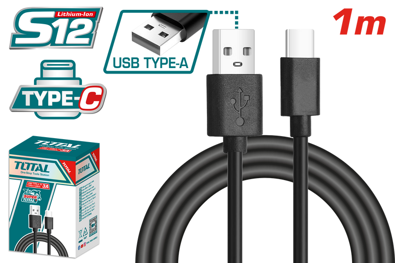 TIUCC01 - USB TYPE-A TO TYPE-C CABLE 1M