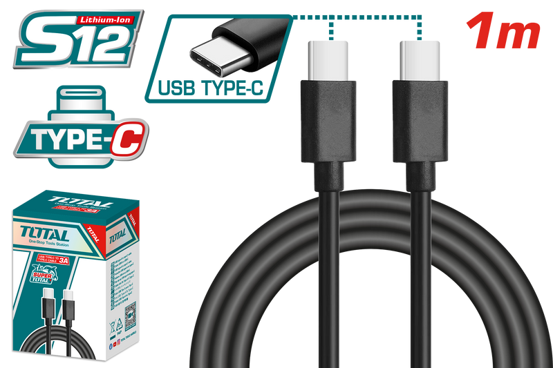TIUCC02 - USB TYPE-C TO TYPE-C CABLE 1M