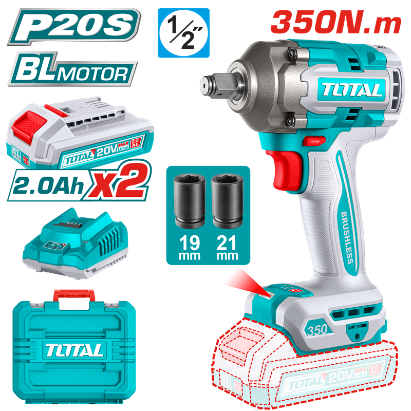 TIWLI2035 - Cordless Impact Wrench 350N.m PCS