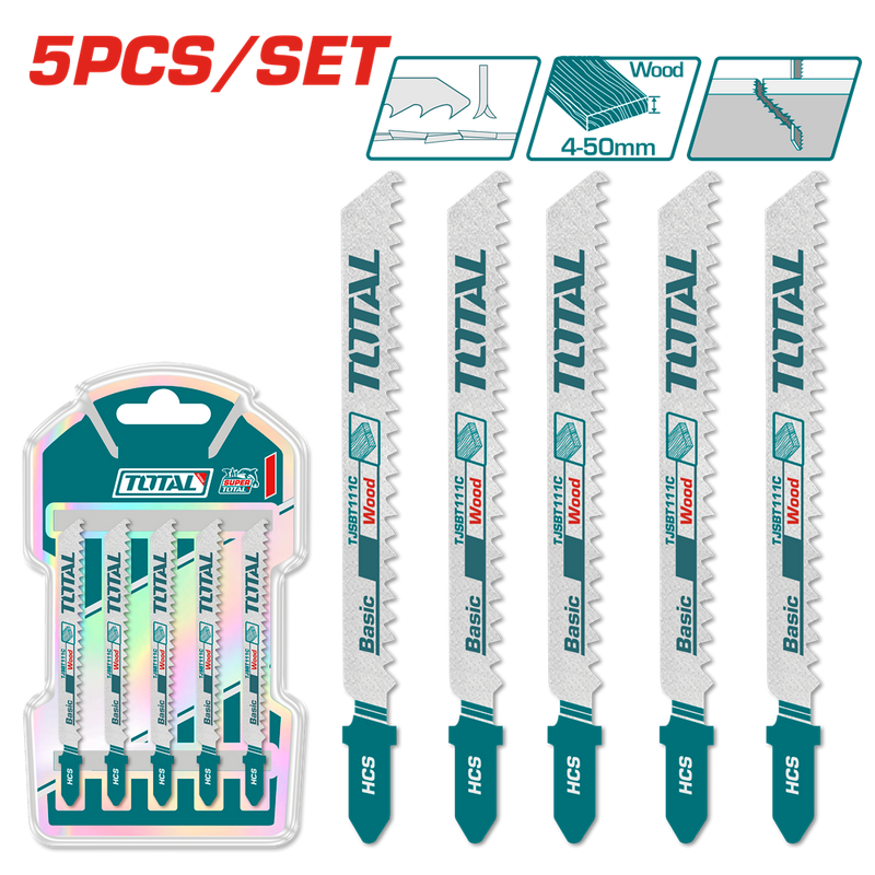 TJSBT111C - Jig Saw Blade For Wood 5PCS / SET SET