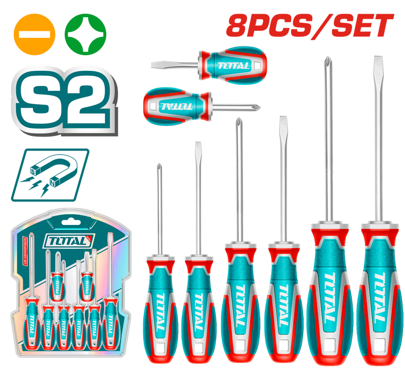 TKSDS0826 - 8 PCS SCREWDRIVER SET