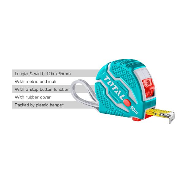 TMT126101 - Steel Measuring Tape 10mx25mm
