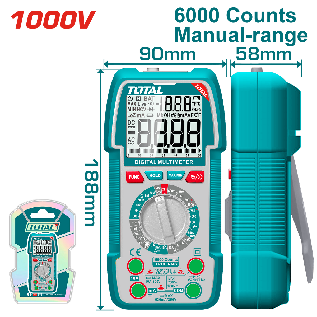 TMT5310002 - Digital Multimeter 1000V — Total Tools UG