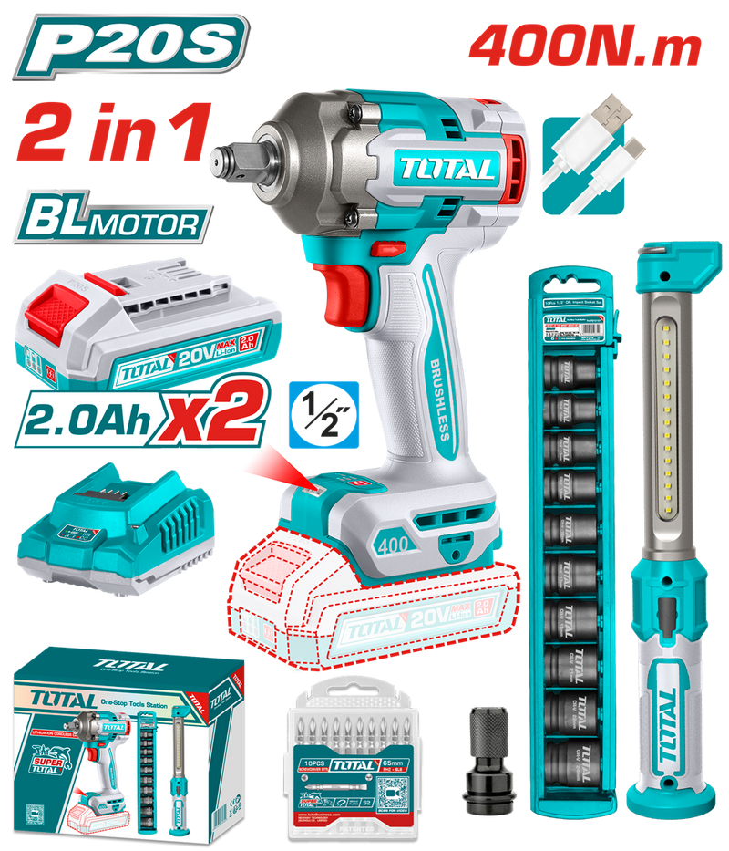 TOSLI23048 - Cordless 2 Pcs Combo Kit SET