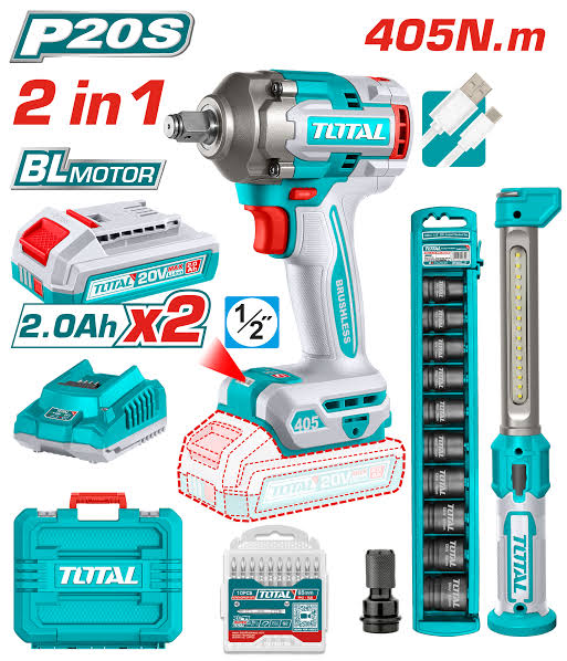 TOSLI23056 - 2 Pcs Cordless combo kit 405N.m