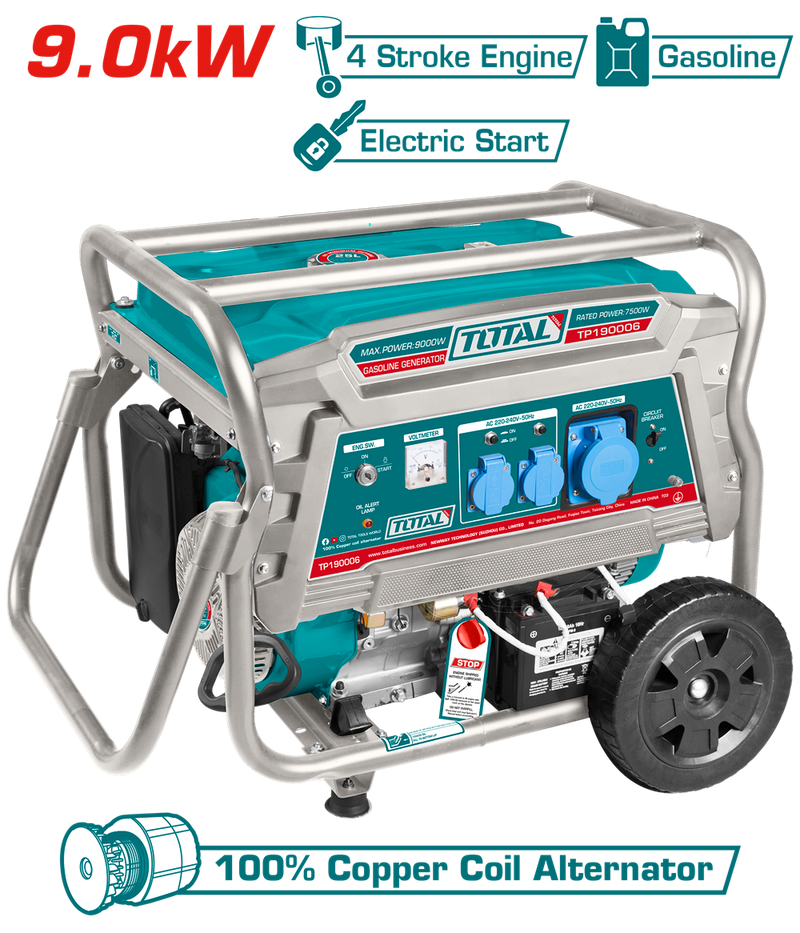 TP190006 - Gasoline Generator 9.0kW PCS