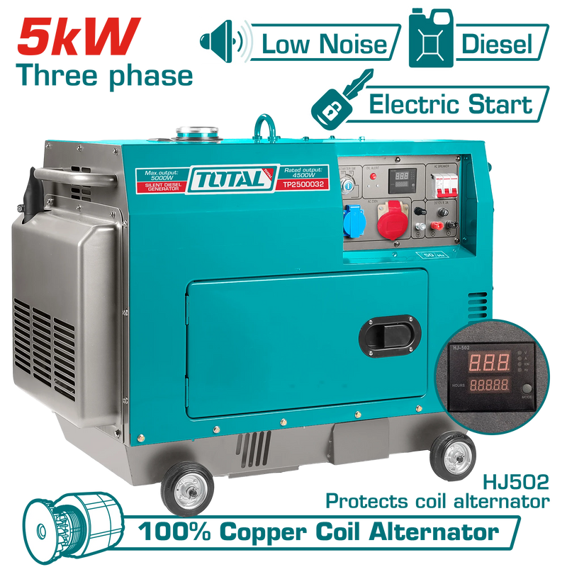 TP2500032 - 1 Silent Diesel Generator 5kw.