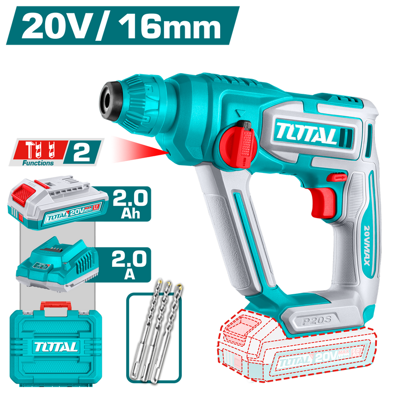 TRHLI201681 - CORDLESS ROTARY HAMMER 20V/16mm.