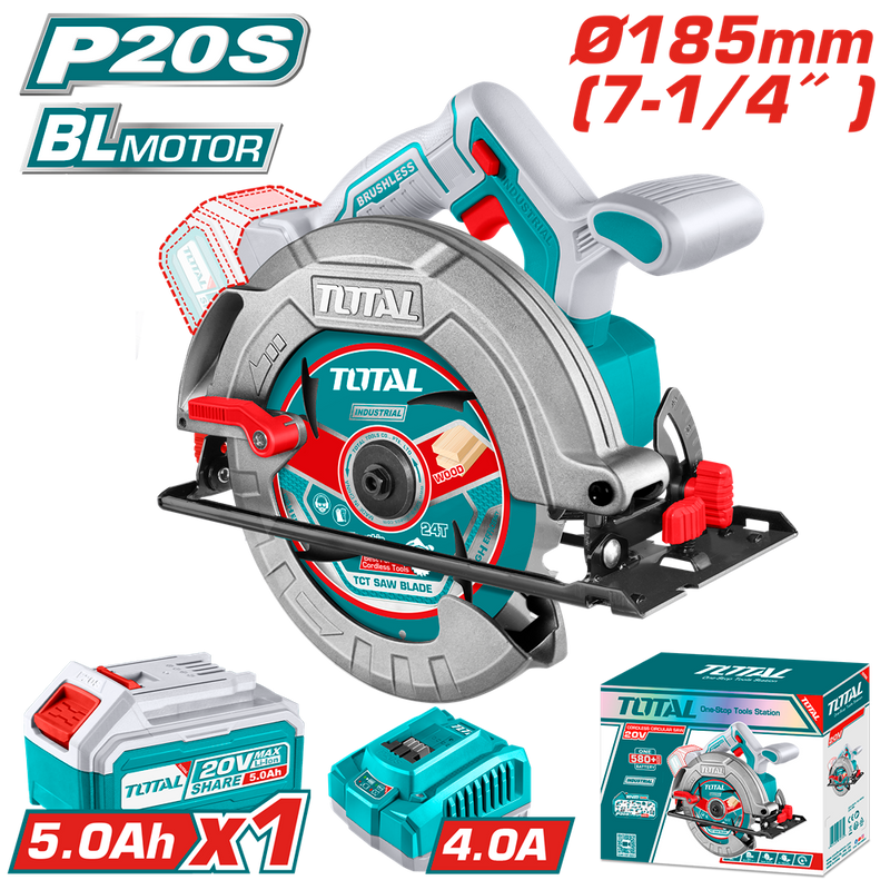 TSLI18513 - Cordless Circular Saw 185mm