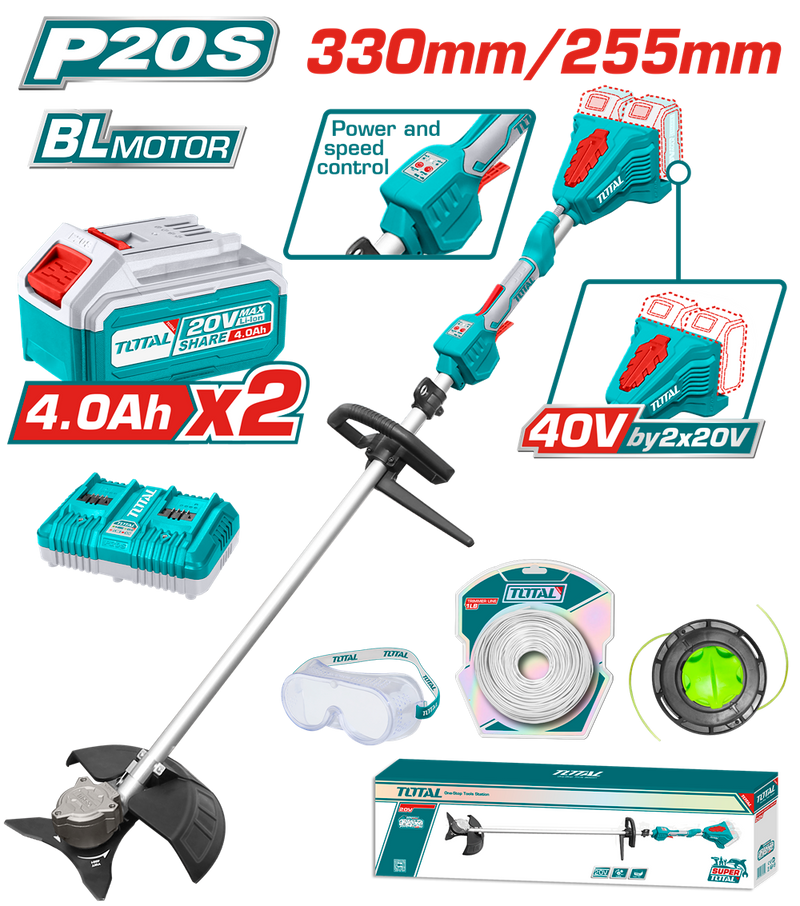 TSTLI200285 - Cordless String Trimmer and Brush Cutter 330mm / 255mm PCS